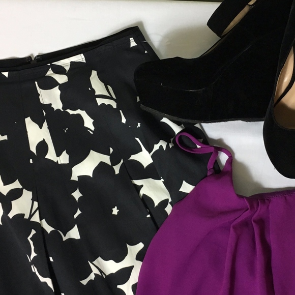 Banana Republic Silk & Cotton Petite Women's Skirt - Picture 3 of 7